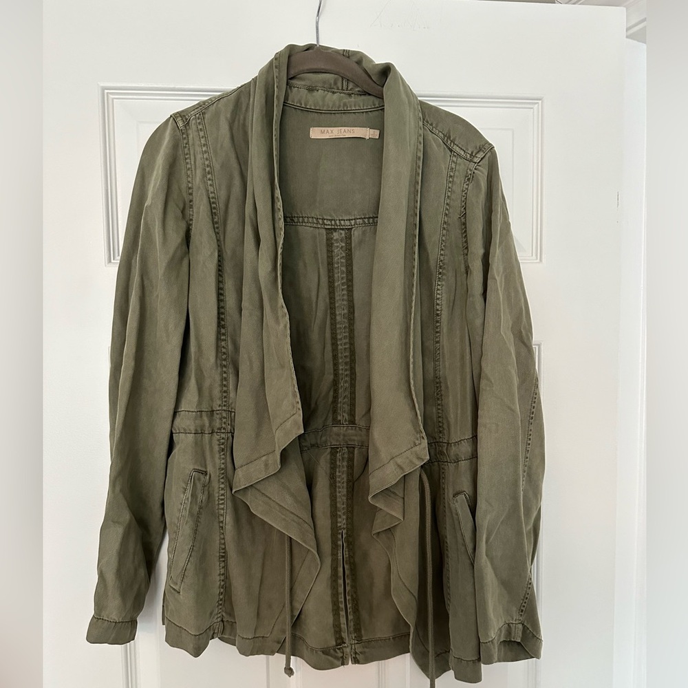 Max Jeans Green Jacket. Size Small. Like new condition.